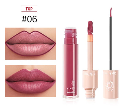 Pudaier Dual Lippenstift – Lipgloss & Flüssiger Lippenstift