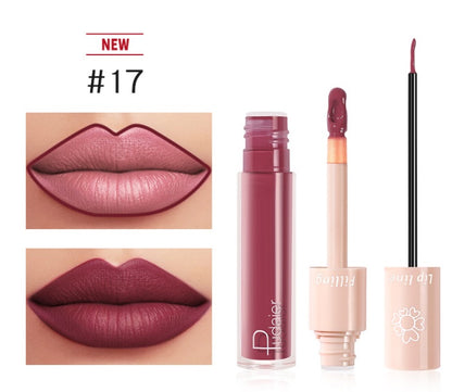 Pudaier Dual Lippenstift – Lipgloss & Flüssiger Lippenstift