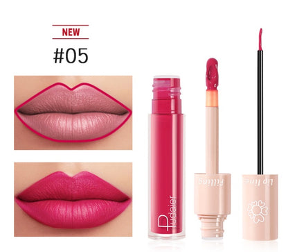 Pudaier Dual Lippenstift – Lipgloss & Flüssiger Lippenstift