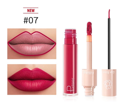 Pudaier Dual Lippenstift – Lipgloss & Flüssiger Lippenstift